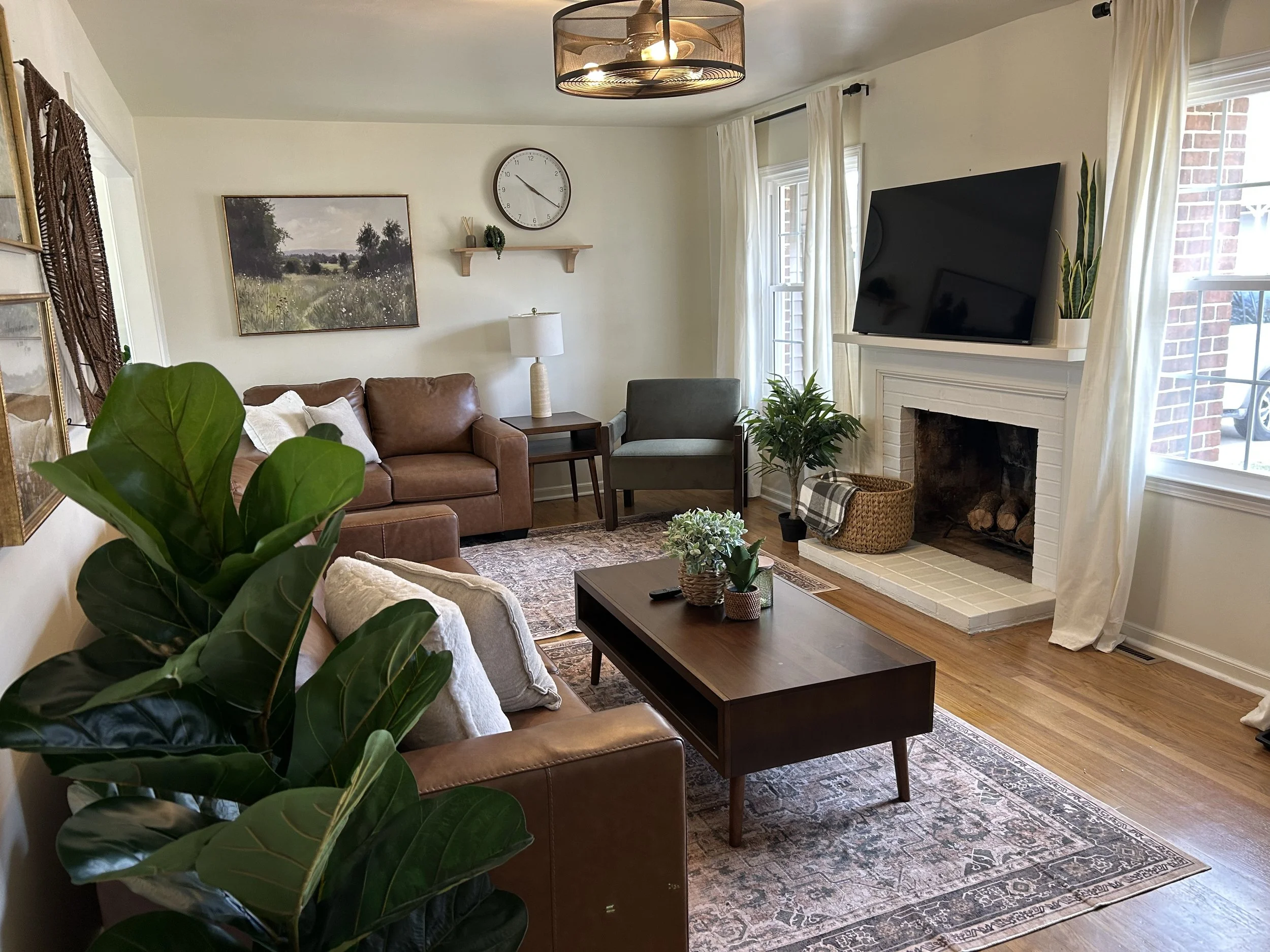 A well-designed Topps managed short-term rental interior